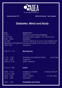 ADEA-SA Branch Day Seminar - Program